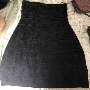 Express strapless dress